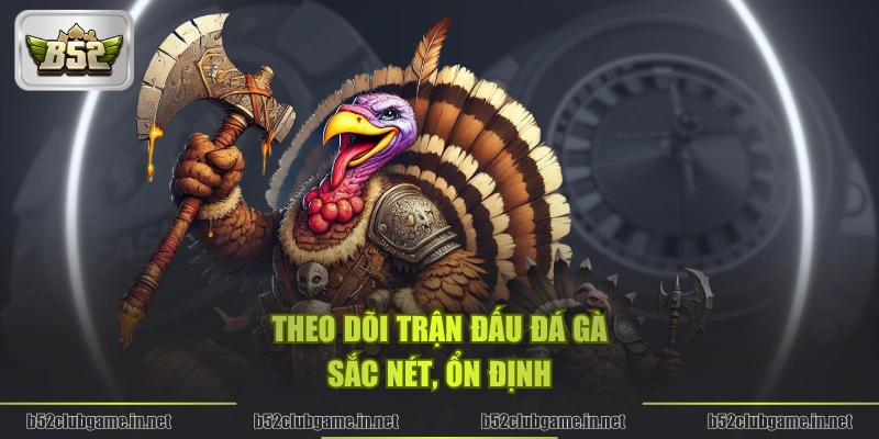 Theo dõi trận đấu đá gà sắc nét, ổn định